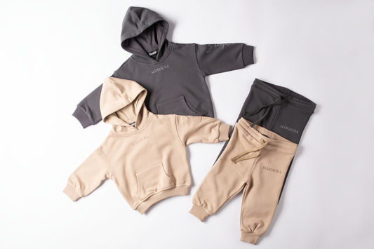 SLEEPLESS KINDERSET beige / anthrazit
